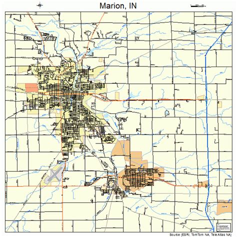 street map of marion in.